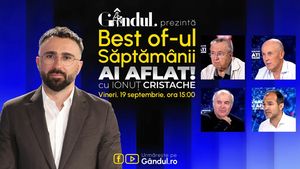 Gândul prezintă Best Of Ai aflat! Cu Ionuț Cristache - vineri, 19 septembrie, de la ora 15.00