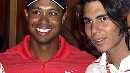 Rafael Nadal, susținut de Tiger Woods la US Open: "Cred că ar fi mult mai bine dacă nu m-ar vedea jucând golf" | FOTO