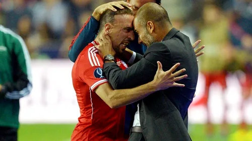 Ribery, mesaj dur către Mourinho! Ce i-a spus lui Pep Guardiola după golul marcat în Supercupa Europei!