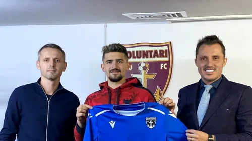 După Eric de Oliveira, FC Voluntari l-a transferat până în vară pe Vlad Morar | Dinu Todoran, principal la echipa a doua