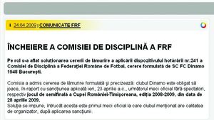 Regulament încălcat!