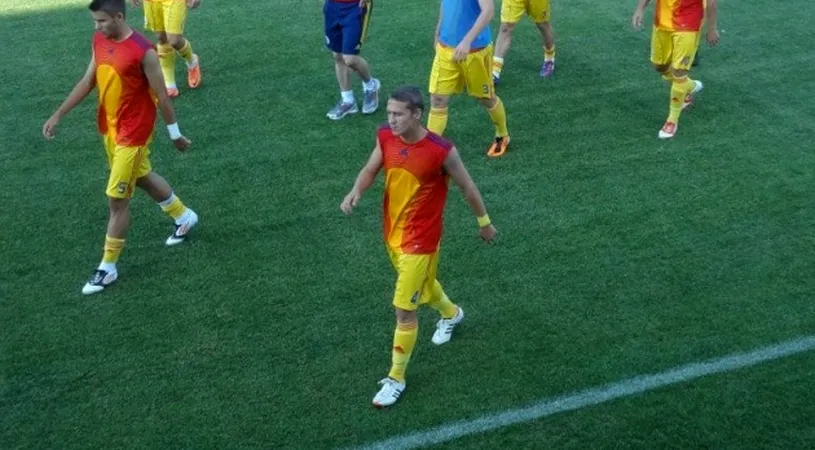 Patru juniori din Liga a II-a** titulari în eșecul României U19