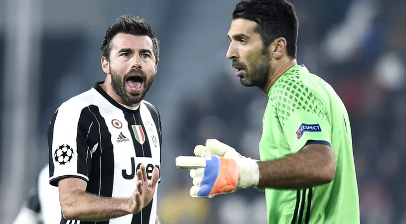 Buffon a scos în față momentul în care fundașii de fier al lui Juve pur și simplu s-au speriat: 