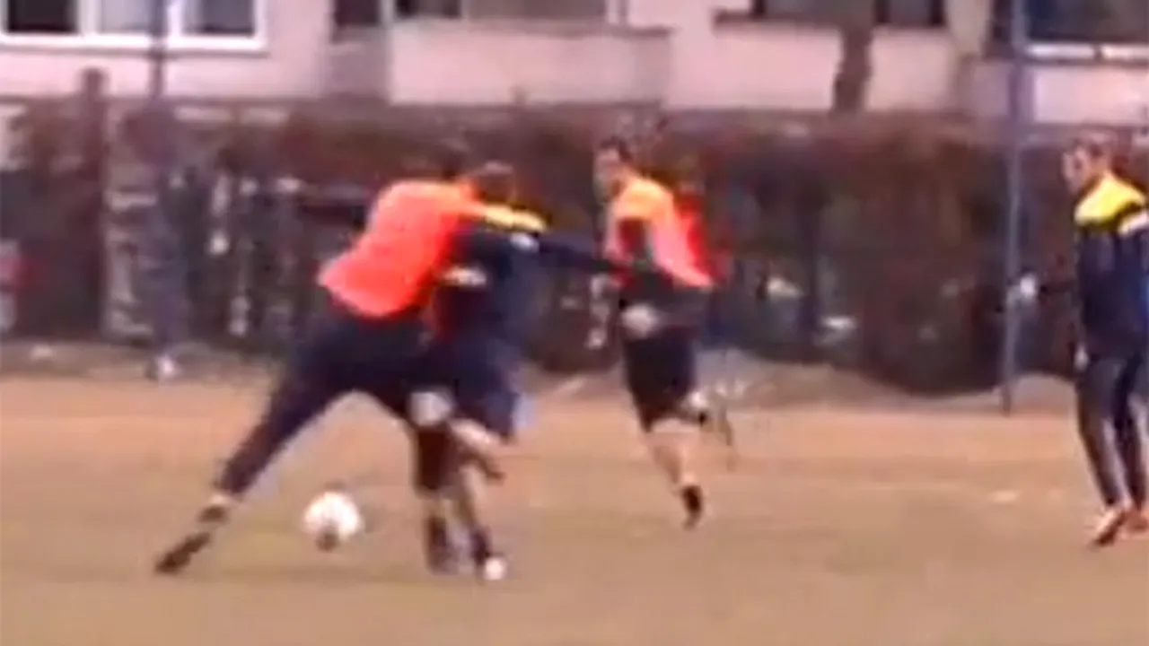 VIDEO** Accidentare GRAVĂ‚ provocată de Ibra la antrenamentul Suediei! Coechipierul său va rata EURO 2012