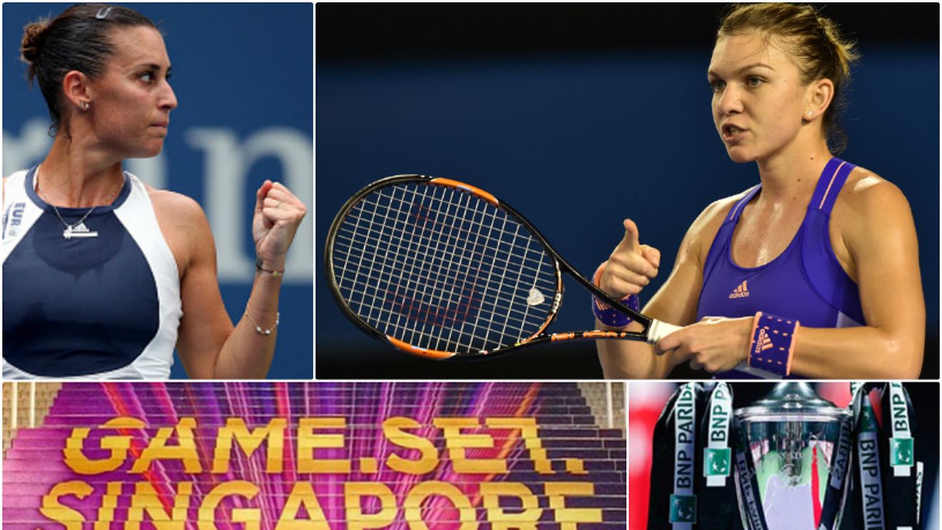Start perfect pentru Simona la Turneul Campioanelor: revanșă netă luată în fața italiencei "fără energie" Pennetta. Halep: "Chiar și așa, nu sunt 100% mulțumită". Șarapova își arată colții: revenire fabuloasă într-o partidă-spectacol cu Radwanska 