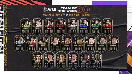 Echipa formată exclusiv din cei mai buni jucători ai etapei trecute a fost introdusă în FIFA 21!