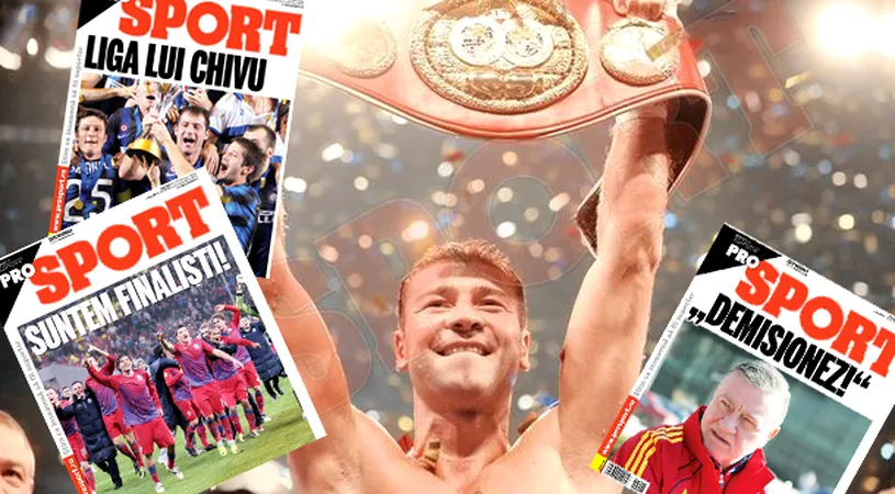Bute l-a bătut pe Ward, Steaua e în finala EL, Neșu e BINE! 12 știri și 12 'prime pagini ProSport' la care visăm în 2012!**