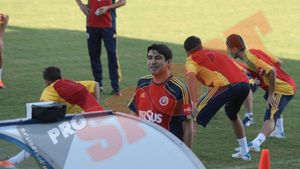 FOTO** Piți a condus primul antrenament de la revenirea la națională!** VEZI care e SINGURUL jucător care a lucrat cu mingea