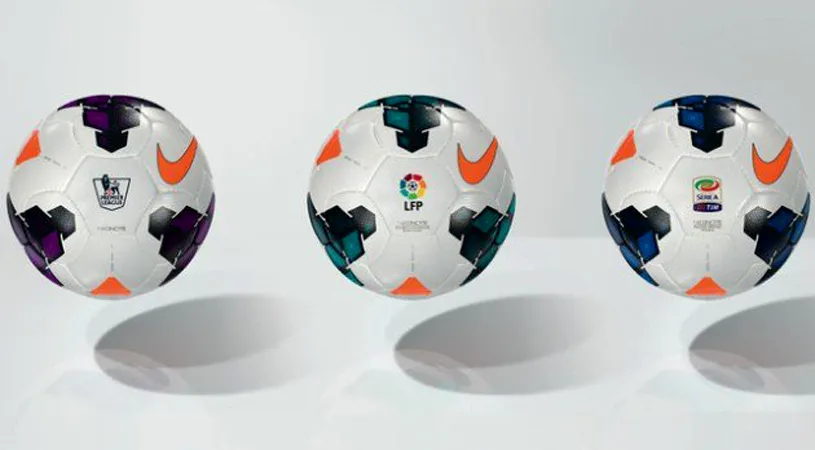 Nike Incyte, noua minge oficială din Premier League, La Liga și Serie A