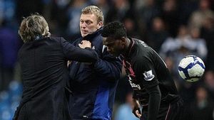 VIDEO** Mancini, la un pas de bătaie cu antrenorul lui Everton!