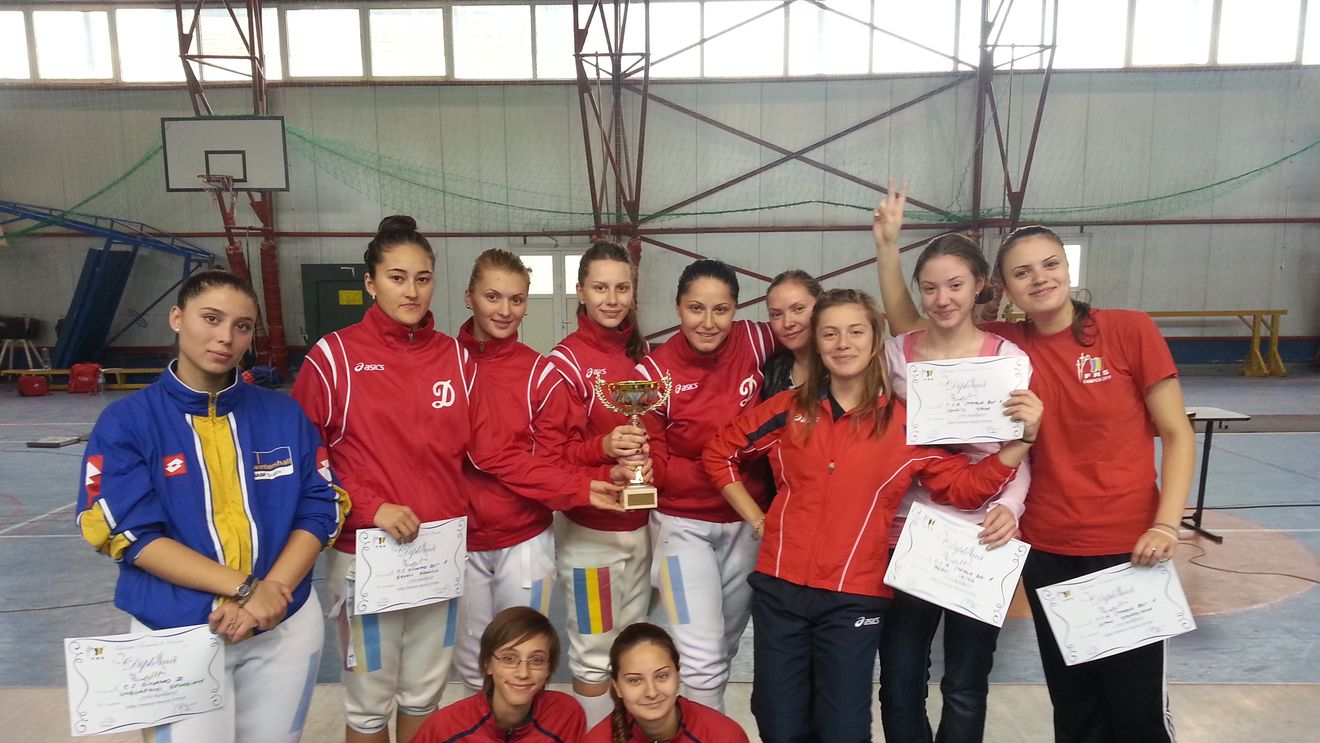 Dinamo, cu două echipe pe podium la Cupa României de sabie senioare