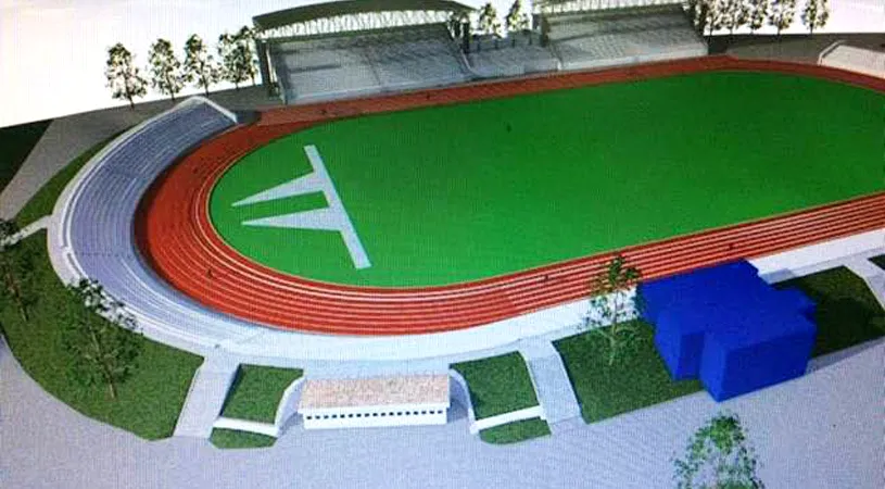 Centru de atletism și stadion nou pentru un oraș important din România! Anunțul autorităților locale