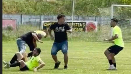 Bătalia de la Mărășești ediția 2025! Un meci de fotbal din România, întrerupt după o luptă ca în filme. Reacția primarului: „S-a sunat la 112, a venit Poliția! S-au comportat ca niște animale sălbatice”. EXCLUSIV