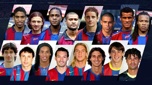 FOTO Or fi mulți sau puțini?** 15 fotbaliști au îmbrăcat în carieră și tricoul Milanului și al BarÃ§ei! Îi recunoști în imaginea de mai jos?
