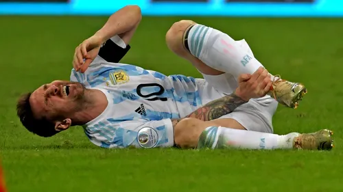 A jucat cu glezna îmbibată cu sânge! Faza de la Copa America din Brazilia care putea să-i rupă piciorul lui Lionel Messi. Reacții dure pe Twitter | VIDEO