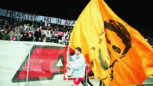 Suspendat pentru meciul cu Vorskla,** "Săgeată" va fi lider de galerie