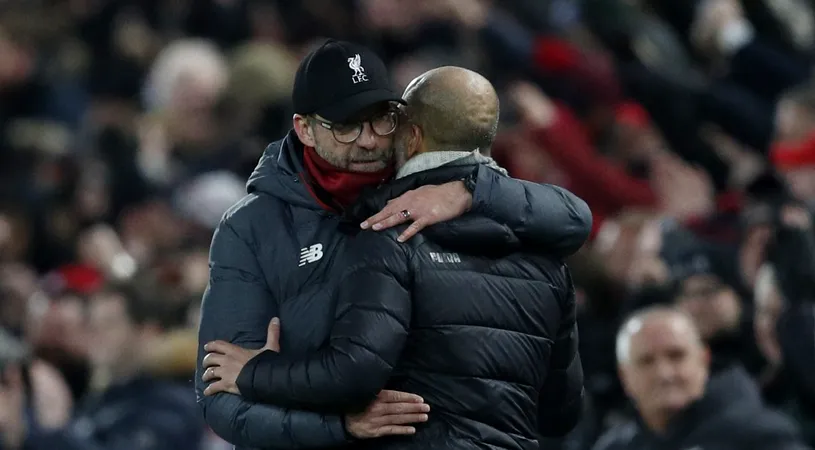 Klopp, mereu la înălțime! Antrenorul lui Liverpool e alături de City și de Guardiola: 