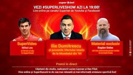 SuperLive Show, emisiunea exclusiv online unde poți câștiga în fiecare săptămână