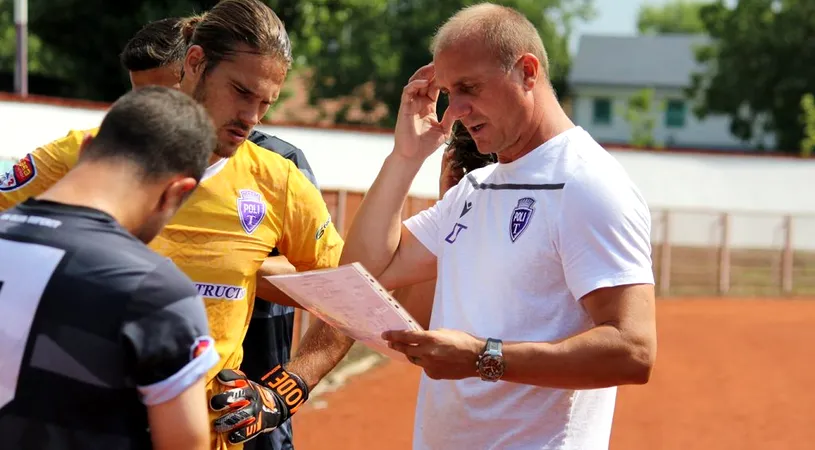 Dorin Toma recunoaște că la SSU Poli va fi un sezon de tranziție. Ce spune antrenorul despre debutul cu două deplasări în noul campionat de Liga 2