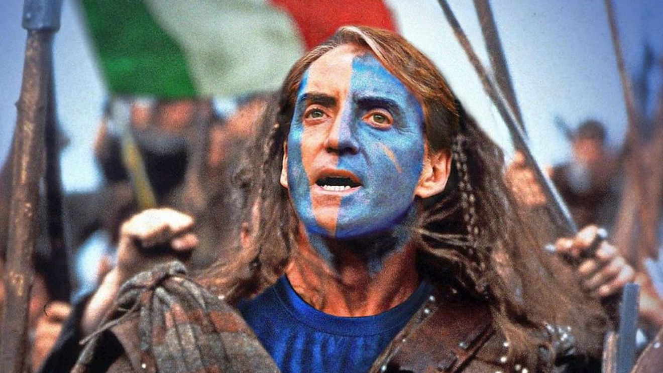 „Salvează-ne, Roberto Mancini!”. Prima pagină a unui ziar scoțian i-a scandalizat la maximum pe englezi, înainte de finala Euro 2020