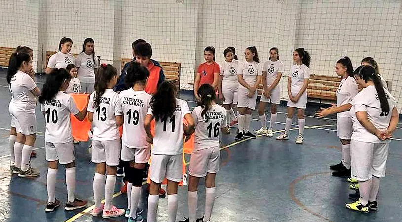 Fetele încing spiritele pe malul Borcei! Cum a luat ființă, la Călărași, primul club privat de fotbal feminin 
