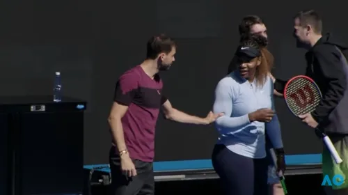 Serena Williams, surprinsă antrenându-se cu fostul iubit! Imagini uimitoare cu americanca | VIDEO