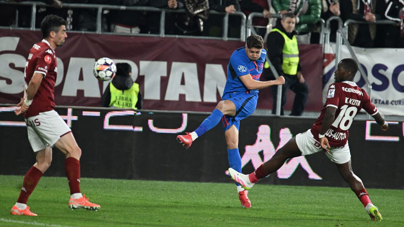 Rapid București - FCSB 1-2, în etapa 6 din play-off-ul Superligii. Echipa lui Gigi Becali câștigă în Giulești pentru prima dată după 11 ani și se distanțează în fruntea clasamentului