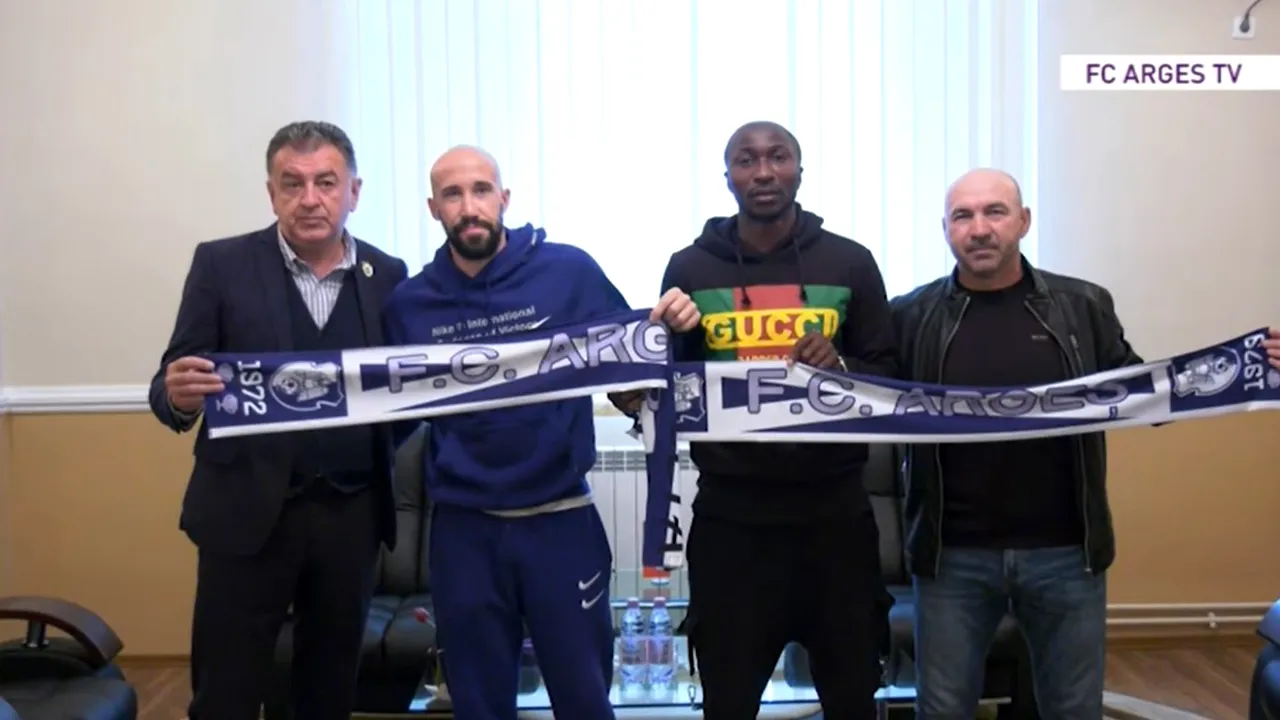 Iasmin Latovlevici și Kehinde Fatai, primele declarații după ce au ajuns la FC Argeș. „Sper să stăm acolo sus”, „Abia aștept să revin pe teren!”  | VIDEO