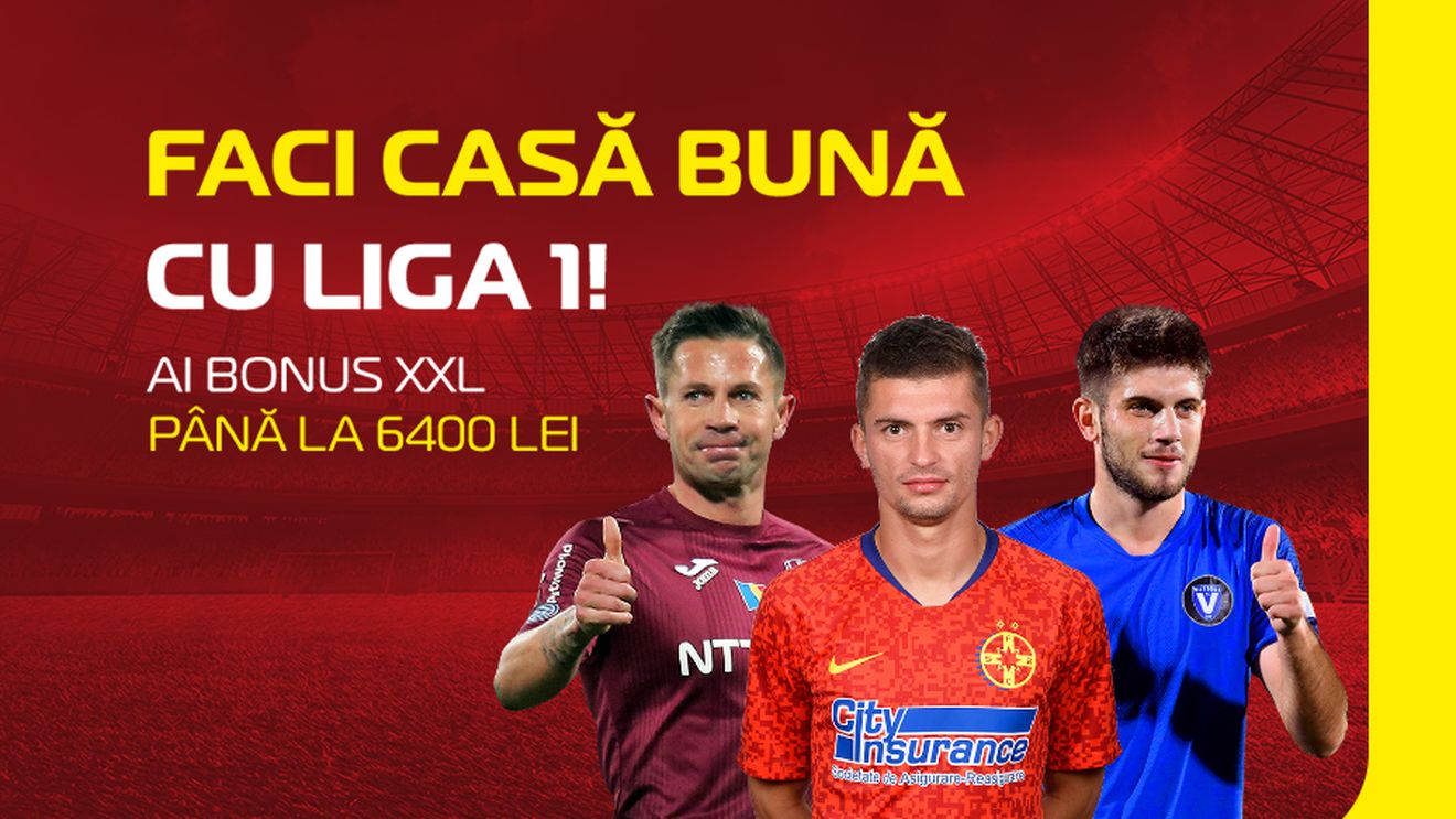 (P) Casa Pariurilor Liga 1 revine cu bonusuri XXL