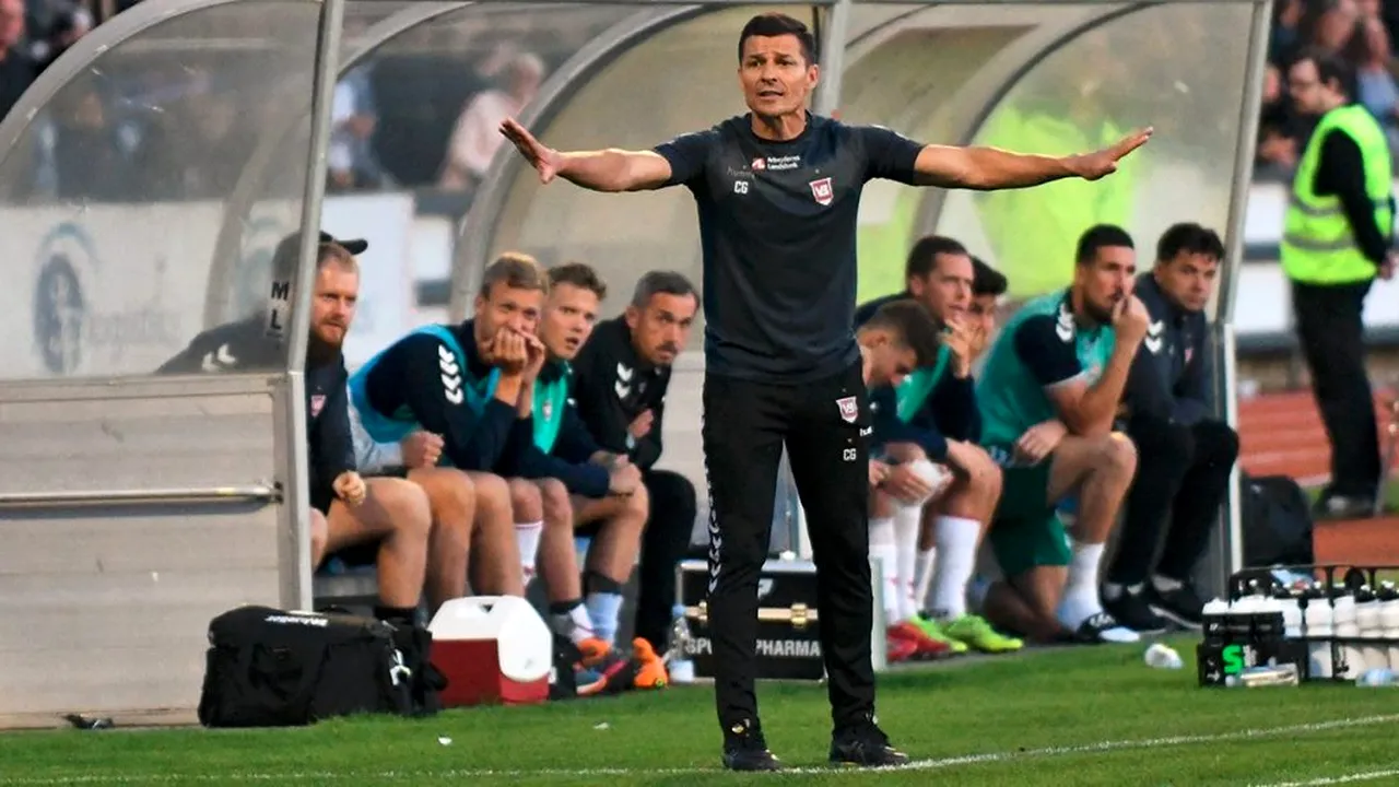 Costel Gâlcă, lider detașat în liga a doua daneză cu Vejle Boldklub. Victorie cu 2-1 în deplasare cu Frederecia și avantaj de 10 puncte față de locul secund