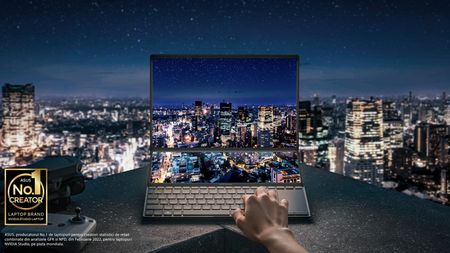 Zenbook Pro 14 Duo OLED (UX8402): eleganță și putere fără limitări