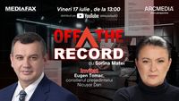 OFF The Record. Invitat: Eugen Tomac, consilierul Președintelui Nicușor Dan