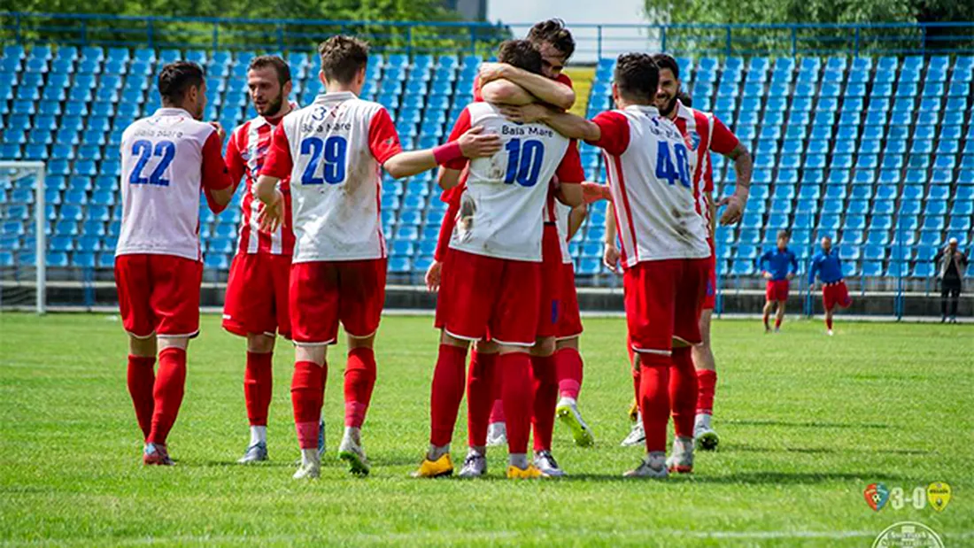 FCM Baia Mare încheie cu Chindia un prim sezon de Liga 2 cu bune și cu mai multe rele.** 