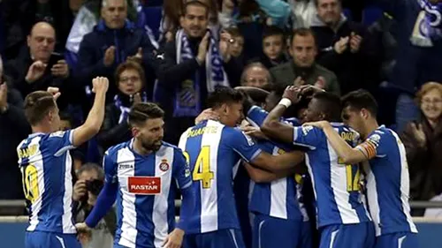 Victorie vitală pentru Gâlcă, după un meci-spectacol! Gijon - Espanyol 2-4. Catalanii au revenit de la 0-1 și au urcat până pe locul 13