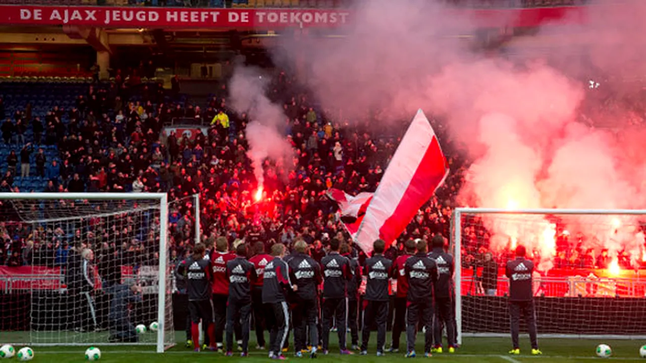 FOTO Steaua va da piept cu cei mai inimoși fani din Olanda!** Gestul de atașament al suporterilor lui Ajax care sperie orice adversar