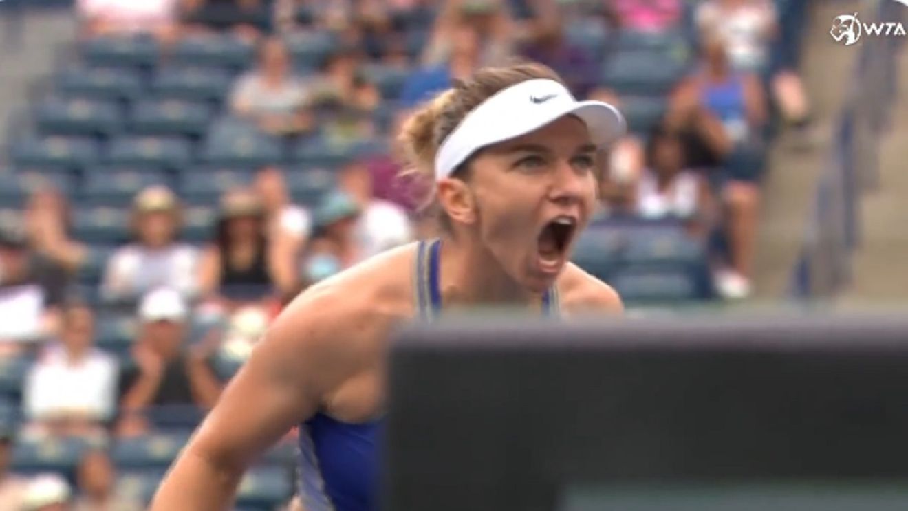 Simona Halep și-a „nimicit" adversara la debutul în turneul de la Toronto! Românca i-a lăsat doar două game-uri Donnei Vekic! Cu cine se va întâlni în faza următoare
