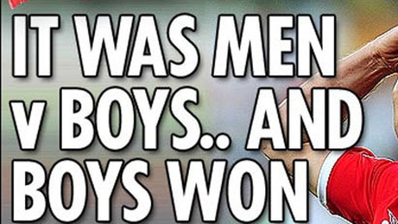 "Băieți vs bărbați în Germania - Anglia! Băieții s-au impus"