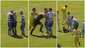 VIDEO ȘOCANT | Un jucător din Portugalia, suspendat pe viață după ce i-a făcut arbitrului pe teren. "Nu m-am dus după el să-l lovesc!" Imagini incredibile