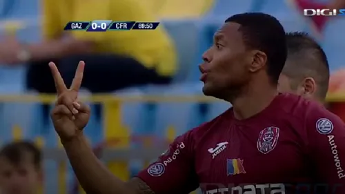 FOTO | Julio Baptista a debutat la CFR! Cum s-a descurcat atacantul trecut pe la Real Madrid. Prima reacție a brazilianului