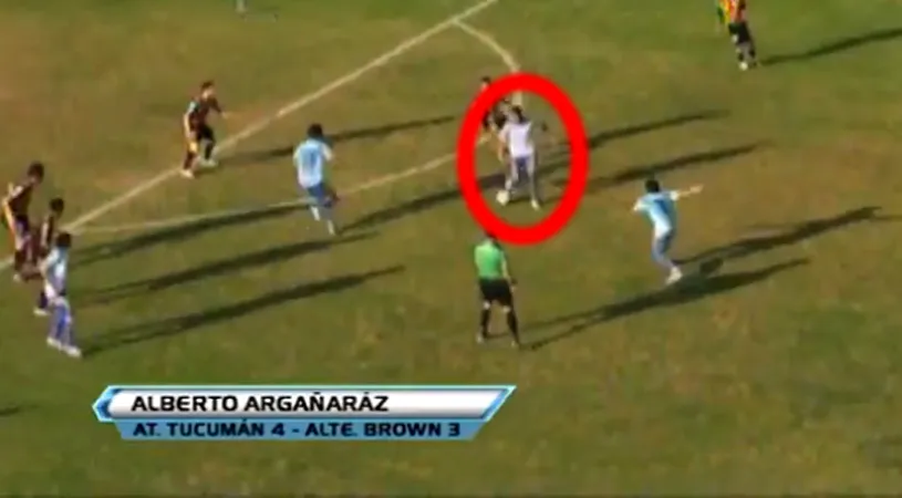 Așa ceva nu se vede foarte des! Un uruguayan a reușit pasa decisivă perfectă: din rabona VIDEO