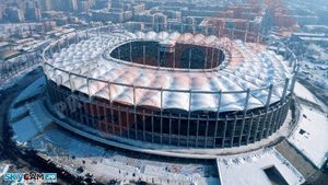FOTO EXCLUSIV Imagini aeriene cu Național Arena