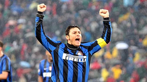 Recordul lui Zanetti!** La 36 de ani, „ll Trattore” a adunat deja 4782 de minute jucate pentru Inter