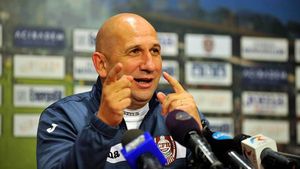 Miriuță: "Cred că ar trebui să jucăm doar cu un atacant împotriva danezilor!" Argumentul antrenorului lui CFR Cluj