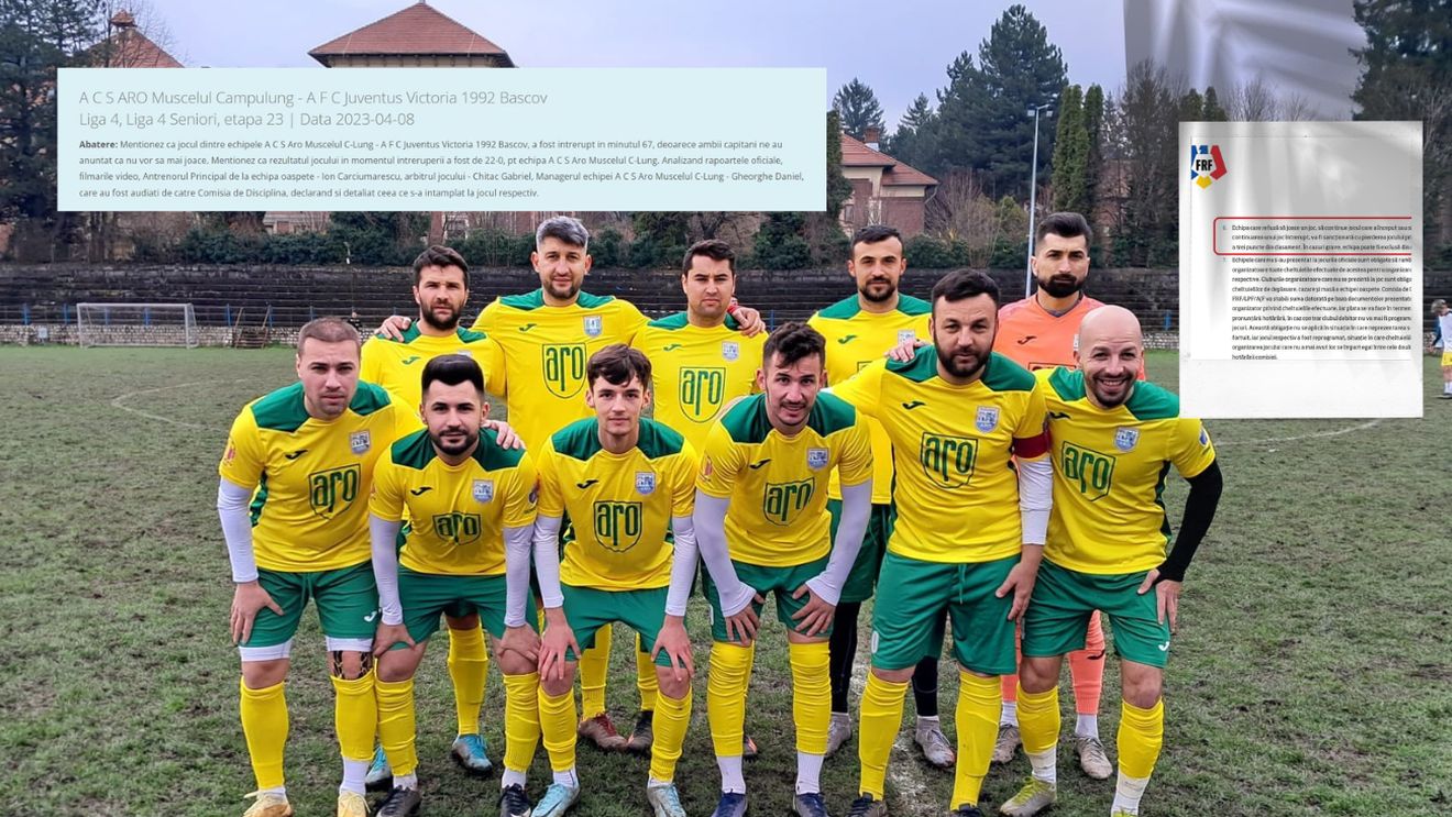 Dezastru pentru echipa lui Florin Costea! ProSport a descoperit detaliul care va îngropa ARO Muscelul Câmpulung! Clubul unui fost campion din Liga 1 va profita direct de situație | EXCLUSIV