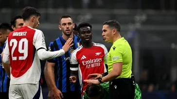 Istvan Kovacs, desființat după Inter – Arsenal 1-0. „E cel mai prost arbitru din toate timpurile”