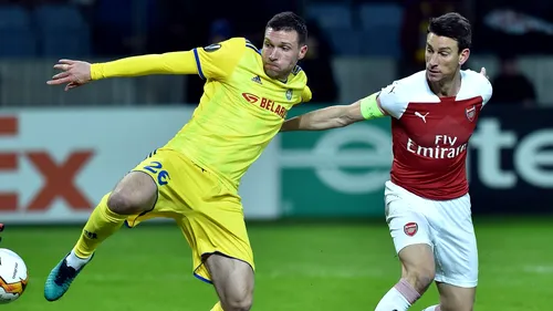 Europa League | Chiricheș, rezervă în Zurich - Napoli 1-3. Șoc în Belarus: BATE Borisov - Arsenal 1-0. Cu Andrei Ivan în teren, Rapid Viena a pierdut la limită contra Interului. Celtic - Valencia 0-2. Rezultatele complete