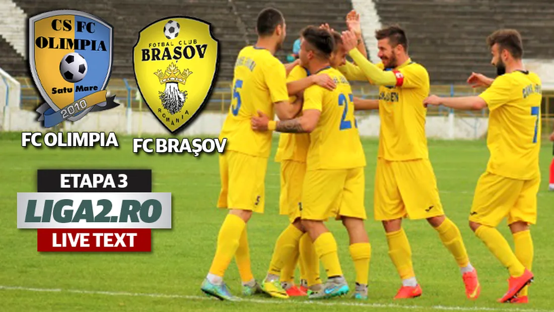 Olimpia - FC Brașov 1-1.** 
