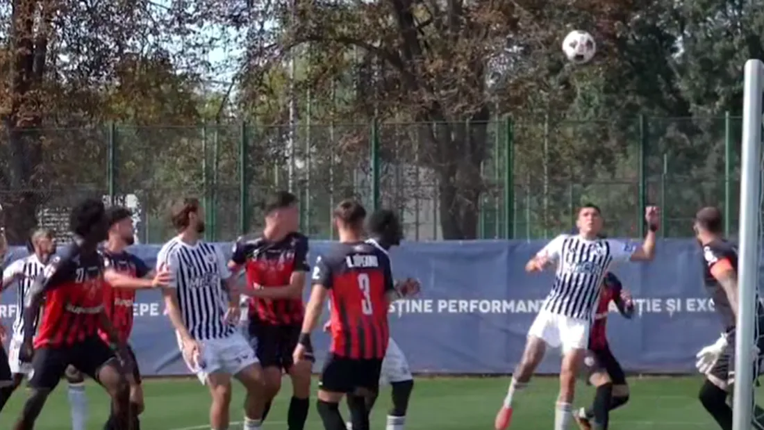 U Cluj, prea puternică pentru CS Gloria Bistrița. Echipa din Liga 2 a cedat pe terenul ”studenților”