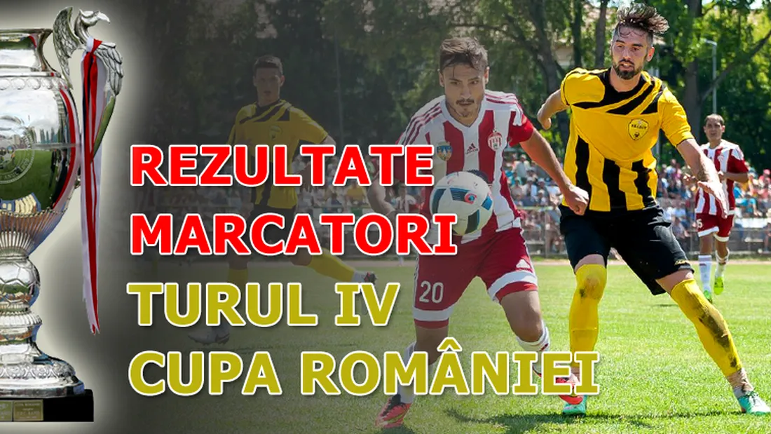 Rezultatele turului IV al Cupei:** FC Brașov pierde drastic la Sfântu Gheorghe, Chindia a făcut spectacol în fața echipei lui Nicolae Dică. Vezi cine merge în 16-imi