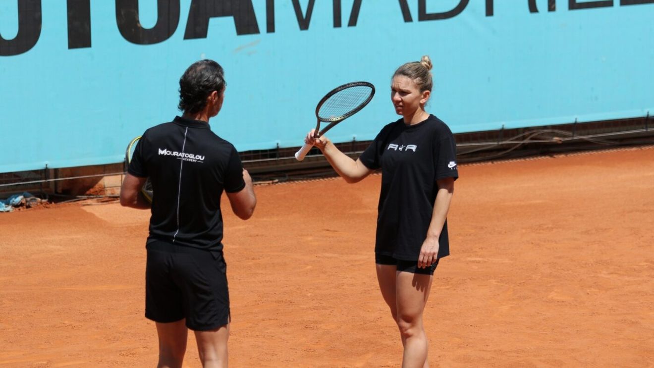 Simona Halep, la ultimul antrenament înaintea confruntării cu Cori Gauff. Cum a pregătit-o Patrick Mouratoglou | FOTO EXCLUSIV